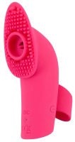 Finger-Stimulator nubbed Licking & Pulsating Silicone up-down moving Tonge & Air-Pressure by SWEET SMILE buy cheap