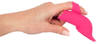 Finger-Stimulator nubbed Licking & Pulsating Silicone with 10 Speed Tonge @Air-Pressure Opening by SWEET SMILE buy