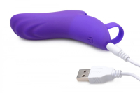 Vibromasseur à doigt 7X Bang-Her Pro silicone violet 3 vitesses & 7 modes USB rechargeable étanche de FRISKY à vendre