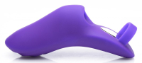 Acquista Vibratore da dito 7X Bang-Her Pro Vibratore impermeabile ricaricabile in silicone viola con guaina da dito da FRISKY