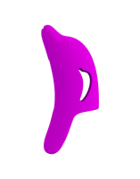 Fingervibrator aufladbar Delphini Silikon violett