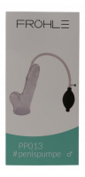 Pompe à pénis Fröhle avec balle de pompage & préservatif testiculaire