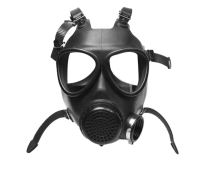 Gas Mask w. Hose & empty Filter Army brand-new