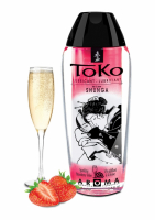 Lubrifiant comestible Toko Aroma Erdbeere Sekt