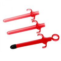 Lubricant Syringe Set Lube Launcher red