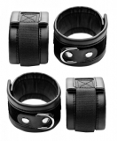 Neck Wrist Ankle Restraints w. Tethers On-your-Knees!