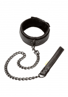 Collar padded w. Leash Boundless PU-Leather