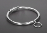 Collar w. Combination Lock Stainless Steel medium