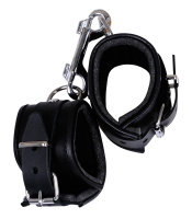 Wrist Restraints Leather padded w. Carabiner Zad adjustable by Roller-Buckle included Double Snap-Hook buy cheap