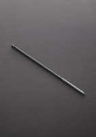 Asta uretrale con sfere Dip Stick 6 mm in acciaio inox lucido opaco