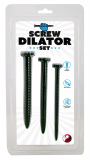 Harnröhrenstifte Dilator-Set Schrauben Silikon 3er