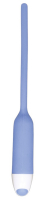 Vibrateur urétral en silicone 6mm bleu