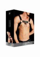 Mens Chest Harness Costas Solid Structure 2 O-Ring Bondage-Harness with Buckles adjustable from OUCH! buy cheap