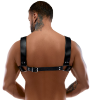 Leather Chest Harness Zado sturdy Cowhide Leather-Strap Bodyharness by Buckles adjustable from ZADO buy cheap