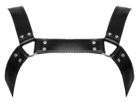 Leather Chest Harness Zado w. sewn & rounded Edges Leather-Strap Fetish-Harness adjustable from ZADO buy