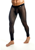Mens Leggings transparent fine Mesh