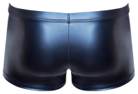 Pantaloni da uomo con zip blu-metallico