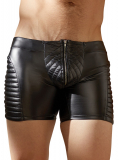 Mens Shorts quilted Biker Look