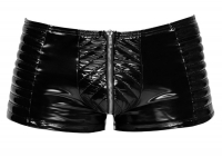 Mens Vinyl Shorts quilted Biker-Style