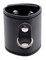 Hodenstrecker m. D-Ring 5.1cm Kunstleder