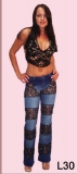 Jeans with Lace L
