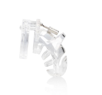 Chastity Penis Cage Mancage 25 transparent lightweigt Polycarbonate Cock-Cage adjustable different Cock-Rings buy