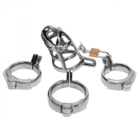 Chastity Cock Cage Detained Stainless Steel