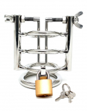 Chastity Cage w. Urethral Stretcher Extreme-CBT