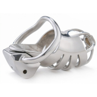 Chastity Cage w. integrated Lock Bird-Up 42mm