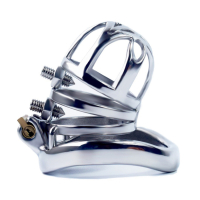 Chastity Cage w. integrated Lock Double Pik 45mm