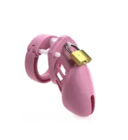 Keuschheitskäfig Silikon 7x3.3cm pink