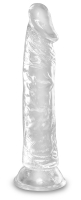 Gode King Cock avec ventouse 8-Inch transparent