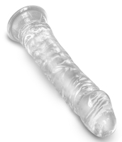 King Cock Dildo w. Suction Base 8-Inch transparent