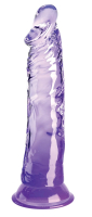 King Cock Dildo m. Saugfuss 8-Inch transparent-violett
