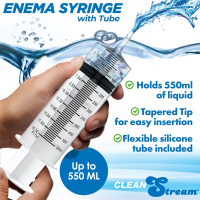 Enema Syringe 550ml w. Tube large Polypropylene-Syringe Intimate Anal Shower from CLEAN STREAM buy cheap