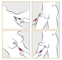 Stimolatore clitorideo con 7 modalità di vibrazione e punta ad anello