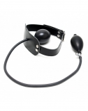 Mouth Gag inflatable w. Leather Head-Strap