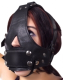 Head Harness Leather w. removable Gag Bishop
