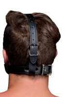 BDSM-Head-Harness Open Mouth Head Harness PU-Leather