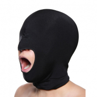 Spandex Hood w. large Mouth Opening Blow Hole