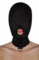 Hood w. Mouth Opening & D-Ring Extreme Mesh One Hole
