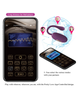 Vibromasseur à bille avec E-Stim & App Doreen Silicone Vibromasseur à bille portable étanche & rechargeable de PRETTY LOVE acheter
