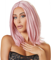 Parrucca capelli corti rosa Suzan