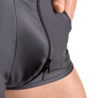 Short Jumpsuit w. 3-Way Zipper & Pockets Mattlook