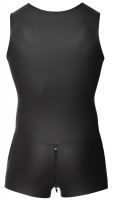 Short Jumpsuit w. 3-Way Zipper & Pockets Mattlook
