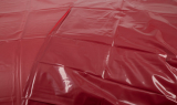 Housse de couette laquée rouge foncé 200 x 230 cm