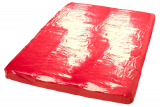 Copripiumino in vinile rosso 200 x 230 cm