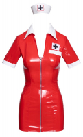 Vinyl Costume Minidress Emergency Nurse
