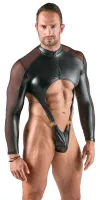 Langarm-Riobody m. Reissverschlüssen Mattlook