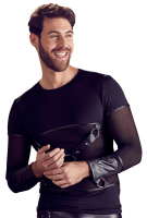 Long Sleeve Shirt Micro-Fiber Mesh & Matt Look